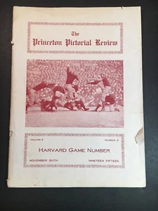 The Princeton Pictorial Review 1915 Harvard Game Rare College Football - Picture 1 of 12