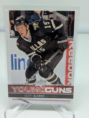 2012-13 Upper Deck Series 1 Young Guns #221 Scott Glennie Rookie Dallas Stars - Image 1 of 2