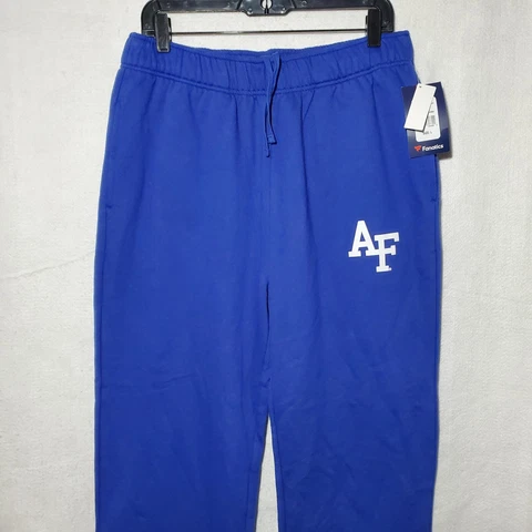 Men's Fanatics Royal Air Force Falcons School Logo Sweatpants Adult Men's Large Cover