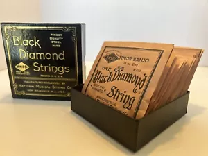 Black Diamond NMS Co Strings Vintage New TENOR BANJO D or 2nd steel 791, 36 pcs - Picture 1 of 16