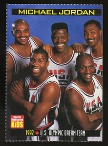 Carta Michael Jordan #780 Sport Illustrato Bambini Squadra Olimpica Sogno Serie 4 - Foto 1 di 2