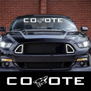 COYOTE Windshield Banner Fits Ford Mustang Vinyl Decal Sticker #A - Picture 1 of 2