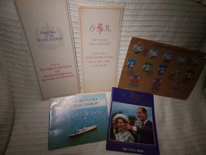 HM Royal Yacht Britannia Navy Tour Cruise Maps Guide Queen’s Silver Jubilee 1977 - Foto 1 di 24