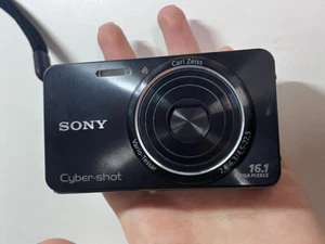 Black SONY Cyber-shot DSC-W570 Digital Camera 16.1MP 5x Optical Zoom CCD 90%NEW - Picture 1 of 5