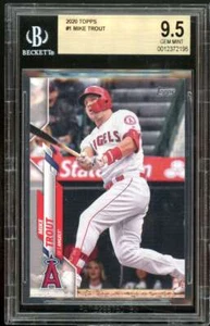 Mike Trout Card 2019 Topps #1 BGS 9.5 - Picture 1 of 2