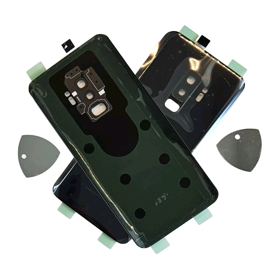 Cubierta Trasera Batería Cristal NEGRO Compatible con Samsung Galaxy S9 Plus Repuesto Foto 1 de 1