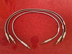 Lot of (3) Vintage Switchcraft TT-124 Patch Bay Cables, 2 Foot - Picture 1 of 4