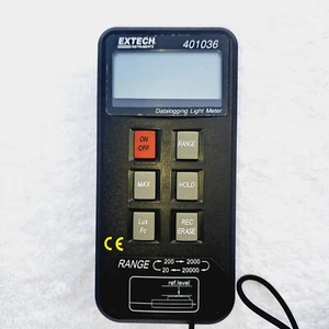 Extech Instruments 401036 Light Meter Data Logger With All Accessories Works - Picture 1 of 16