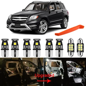CANBUS White Interior LED Light Bulbs Package Kit For Benz GLK X204 2008-2015 - Picture 1 of 9