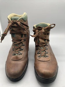 Asolo Women’s Leather Sz 10m Joint Project  3/4 Top Hiking Boot -Vibram Sole - Picture 1 of 23