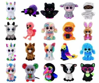 TY Beanie Boos Stuffed Unicorn's Plush Kids Toy Soft Animal Dinosaur .Plush Gift - image 1 of 4