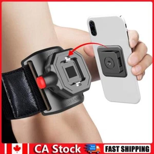 Workout ArmBand Phone Support Mount Black for iPhone/Samsung Jogging Accessories - Photo 1 sur 10