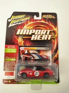'63 MG MGB Johnny Lightning Street Freaks Import Heat 1963 MG MGB 1/64 (NIP) - Picture 1 of 3