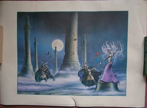 RODNEY MATTHEWS Original Poster 1978 GA85 "Spell of the Witchworld" 70cm x 50cm - Bild 1 von 2