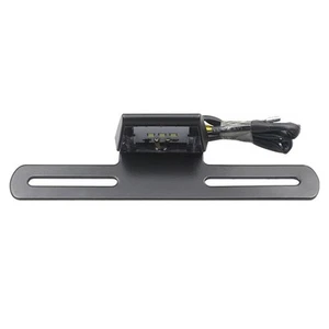 Motorcycle License Frame Bracket with Integrated Bright LED Lighting System - Picture 1 of 8