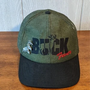 Cappello snapback vintage Buck Fever anni 90 e spilla buck in peltro made in USA EUC Y2K - Foto 1 di 9
