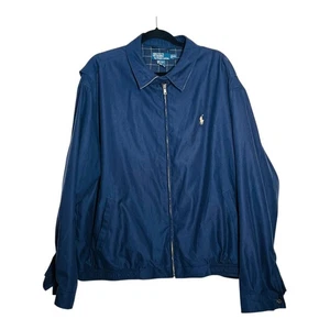 Polo Ralph Lauren XXL Azul Harrington Chaqueta Cremallera Completa Rompevientos Abrigo Para Hombre - Imagen 1 de 7