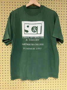 T-shirt vintage Dartmouth College scuola media di critica e teoria 93 SC&T - Foto 1 di 8