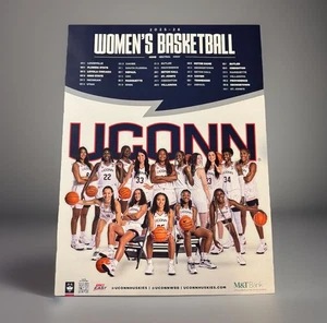 2025-2026 UCONN WOMENS BASKETBALL POSTER 18x24 HUSKIES UNIVERSITY OF CONNECTICUT - Picture 1 of 5
