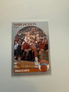 1990-91 NBA Hoops - Mark Jackson #205; Menendez Bros in Background. Hot  - Bild 1 von 8