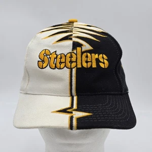 Vintage Steelers Starter Pro Line Shockwave Snapback Mütze schwarz/gelb SIEHE FOTOS - Bild 1 von 9