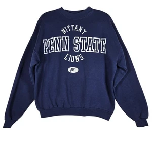 Vintage Penn State Nittany Lions Sweatshirt Herren XL Blau NCAA College Nike 90s - Bild 1 von 12