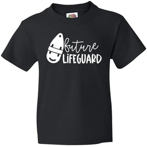Inktastic Future Lifeguard- Lifeguard Buoy Youth T-Shirt Occupations Lifeguards - Picture 1 of 6