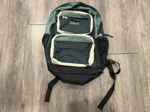 Sea World Theme Park Official Backpack Green Blue Multiple Pockets Zipper NWOT - Picture 1 of 6