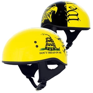Casco de moto Hot Leathers We the People DOT Half HLD1046 - Imagen 1 de 10