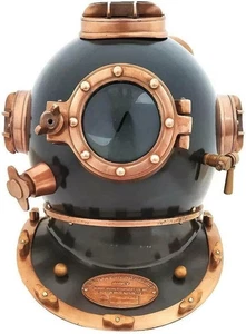 18 Inch Antique U.S Navy Diver Diving Helmet Bedroom, Living Room, Christmas - Picture 1 of 4