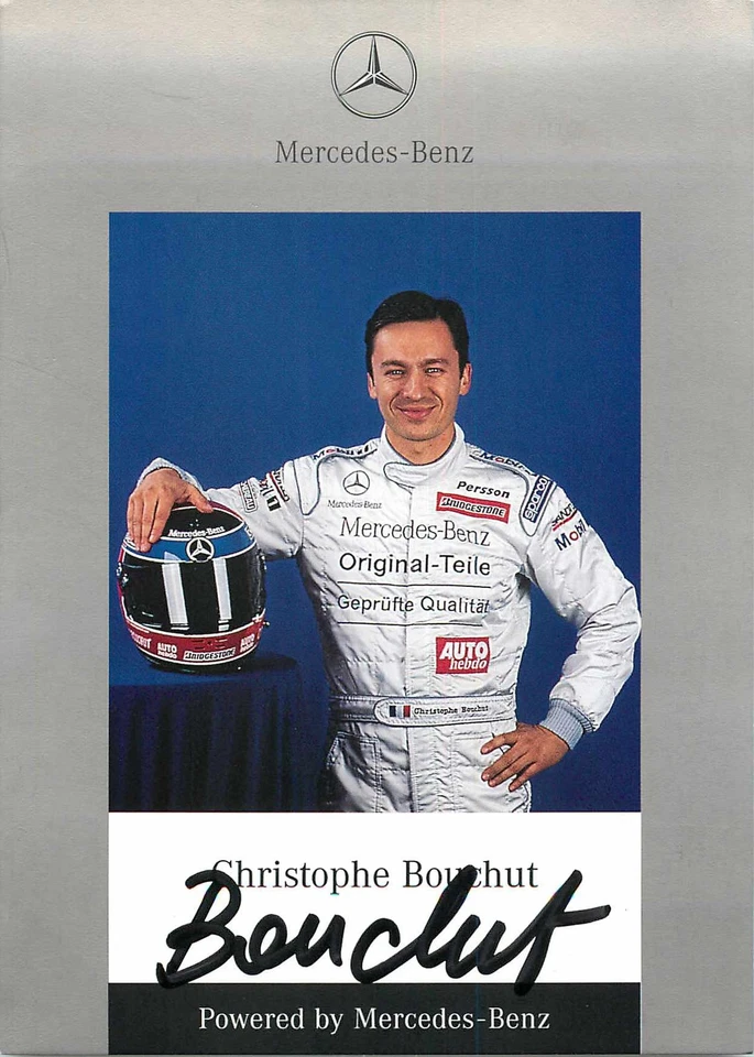 Christophe Bouchut - Mercedes-Benz - original Autogramm -  - Autogrammkarte - Bild 1 von 1