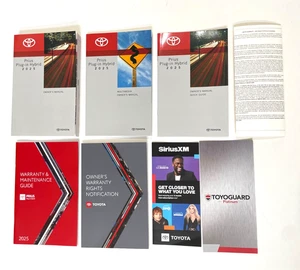 Toyota Prius 2025 híbrido enchufable manual del propietario libro de navegación premium artículo de fabricante original - Imagen 1 de 2