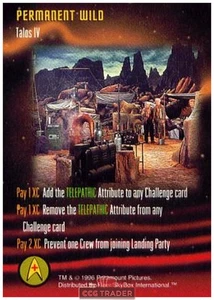 Star Trek The Card Game Talos IV Near-Mint/NM Very Rare - Picture 1 of 1