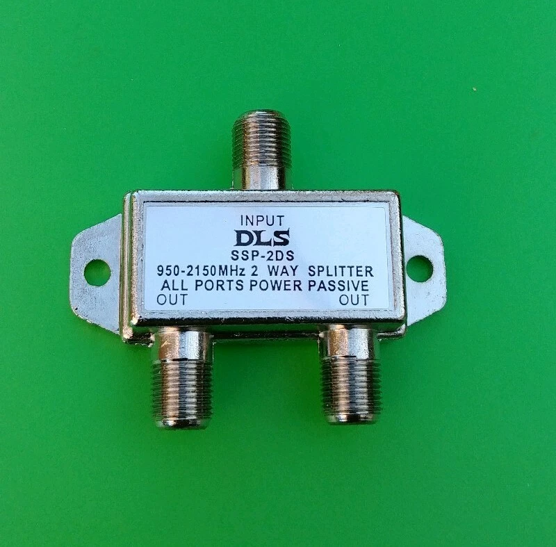 (10 PCS) 2 Way Splitter 950-2150 Mhz (All Port Power Pass) - Image 1 of 1