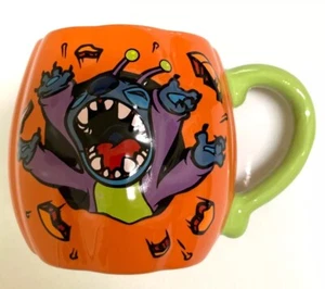 Nueva taza de café de cerámica calabaza Halloween puntada parques Disney 2024 - Imagen 1 de 3
