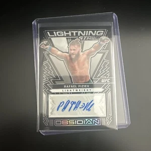 UFC- 2023 Panini Chronicles Red Obsidian Lightning Strike Auto Rafael Fiziev SSP - Picture 1 of 2