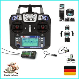 Sistema de control remoto GoolRC Flysky FS i6 AFHDS 2A 2.4GHz 6CH para helicóptero RC... - Imagen 1 de 10