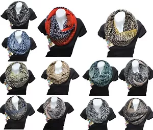 Bufanda ligera suave para mujer GOGO paño estampado animal - Imagen 1 de 11