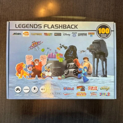 Consola AtGames Legends Flashback HDMI con 100 Juegos Incorporados 2 Controladores Nueva Foto 1 de 4