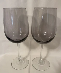 Purple Amethyst Wine Glasses Libbey Vina 20 oz Wine Water Goblets Vintage - Picture 1 of 9