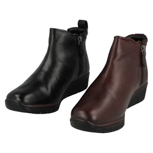 Botines con cremallera de cuero Padders para dama: Rowan - Imagen 1 de 19
