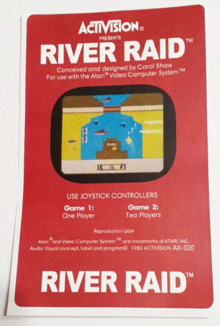 RIVER RAID ATARI GAME - urbanarts