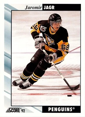 1992-93 Score Hockey - #113 Jaromir Jagr - Image 1 of 2