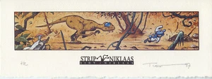 TURF LA NEF DES FOUS T.3 EX-LIBRIS STRIP NIKLAAS 1997 Ex. HC/SIGNÉ SCHTROUMPFS - Imagen 1 de 1