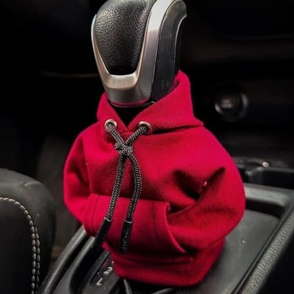 Car Gear Shift Cover Mini Hoodie Funny Shirt Sweater for Shifter Knob Trim Decor Foto 1 de 4