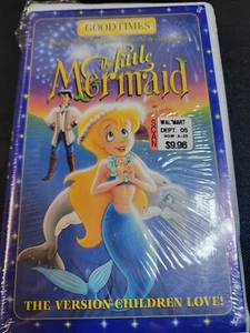 THE LITTLE MERMAID   GOOD TIMES VIDEO   SEALED CLAMSHELL VHS  ULTRA RARE - Picture 1 of 16