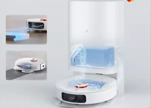 Robot Vacuum Cleaners Mop Self Cleaning Washing Smart Base Auto Empty Dirt New - Picture 1 of 21