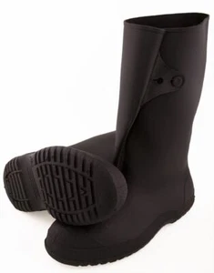 PVC Rubber Waterproof Rain Snow Hunting Fishing Galoshes OVER WORK BOOTS SHOES - Picture 1 of 4
