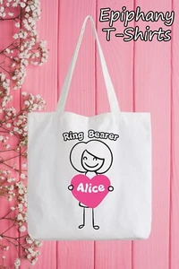 Bolso de Mano Personalizado Portador de Anillos Divertido Regalo Gallina Boda Añadir Nombre - Imagen 1 de 1