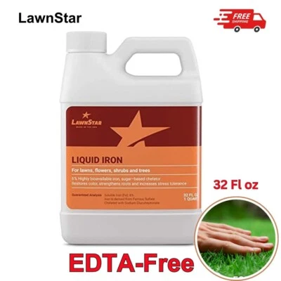 Hierro líquido quelado LawnStar (32 OZ) para plantas - multiusos, césped adecuado, Foto 1 de 4